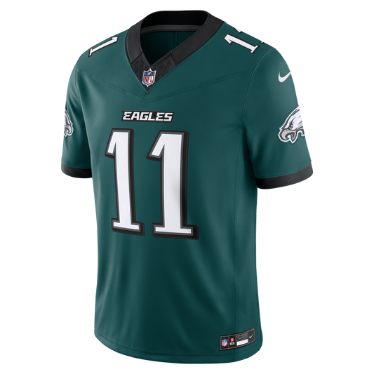 A.J. Brown Philadelphia Eagles Nike Midnight Green Team Vapor F.U.S.E. Stitched Limited Jersey
