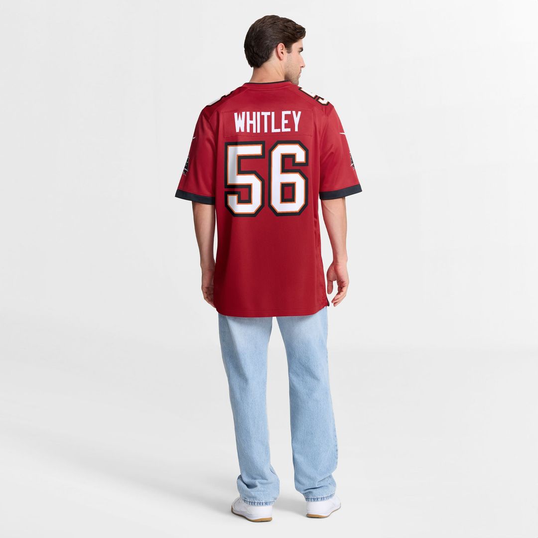 Benton Whitley Tampa Bay Buccaneers Nike Red Team Game Jersey