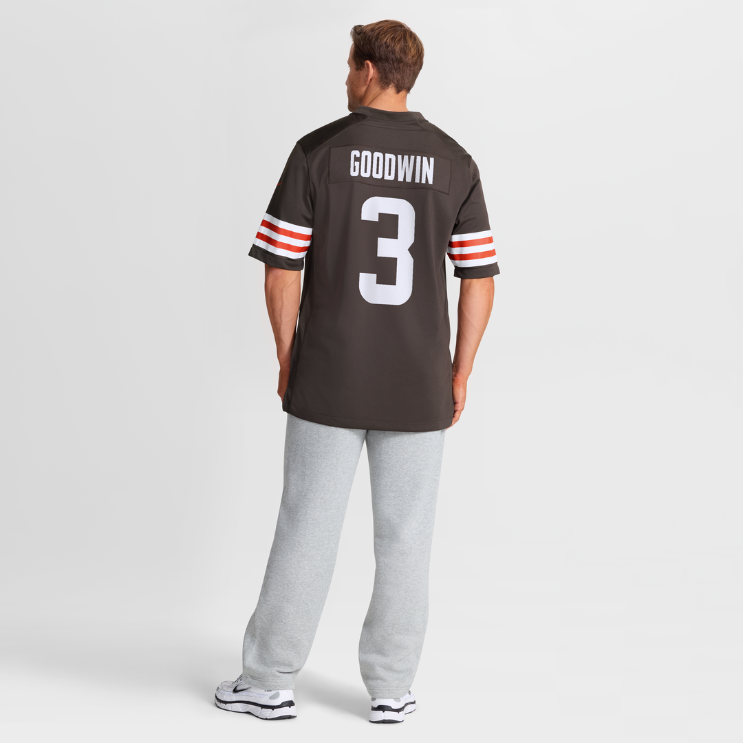 Marquise Goodwin Cleveland Browns Nike Brown Team Game Jersey