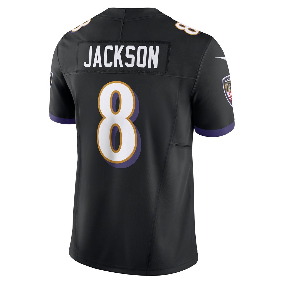Lamar Jackson Baltimore Ravens Nike Black Vapor F.U.S.E. Limited Jersey