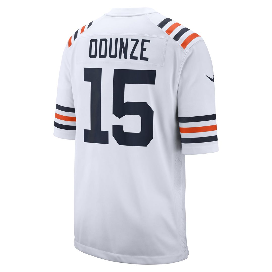 Rome Odunze Chicago Bears Nike White Alternate Game Jersey
