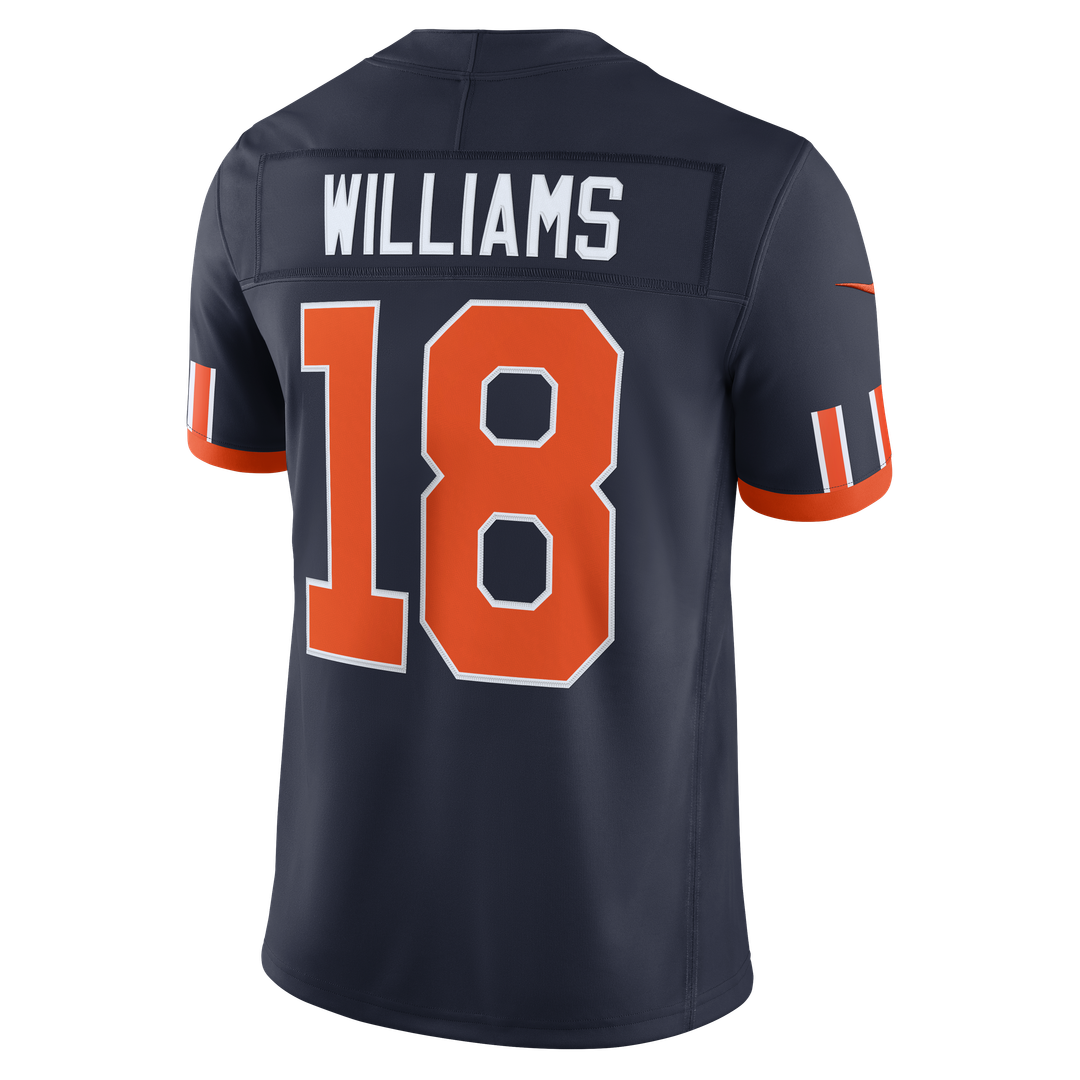 Caleb Williams Chicago Bears Nike Navy 2026 Rivalries Collection Stitched Limited Jersey