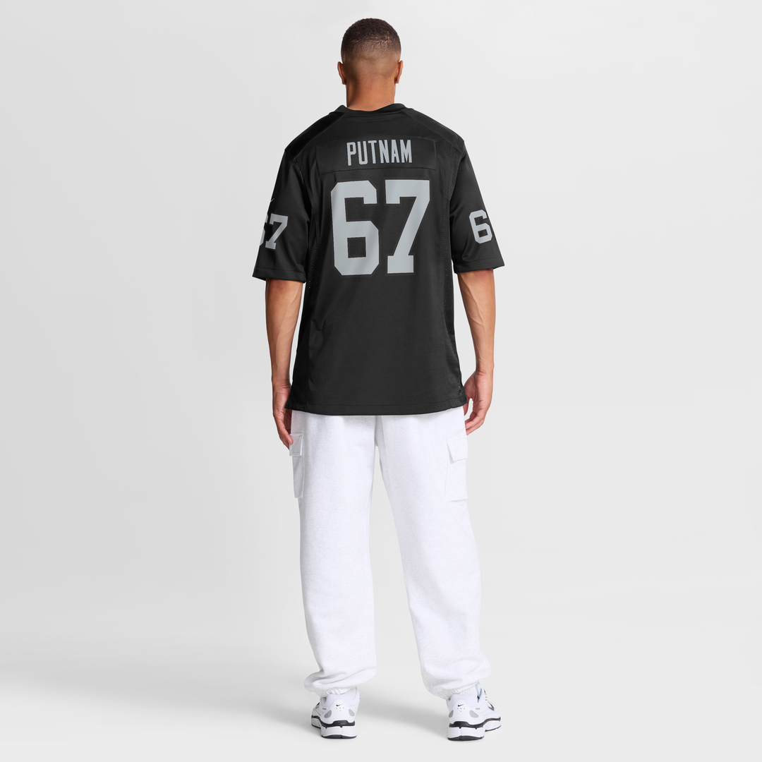 Will Putnam Las Vegas Raiders Nike Black Team Game Jersey