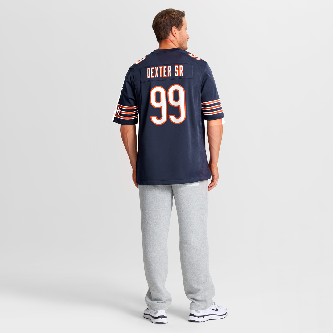 Gervon Dexter Sr. Chicago Bears Nike Navy Game Jersey