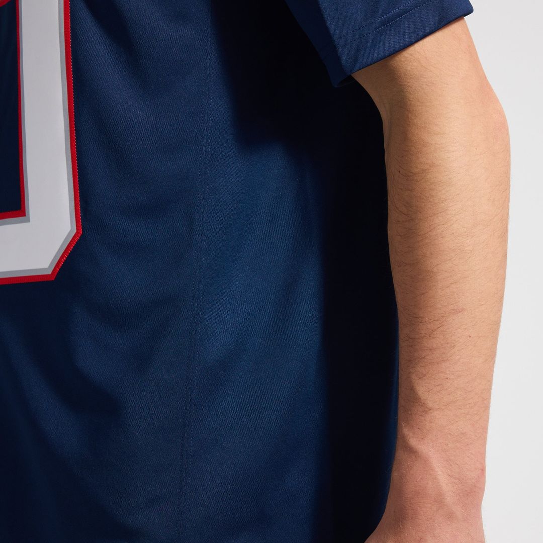 Drake Maye New England Patriots Nike Navy Team Vapor F.U.S.E. Stitched Limited Jersey