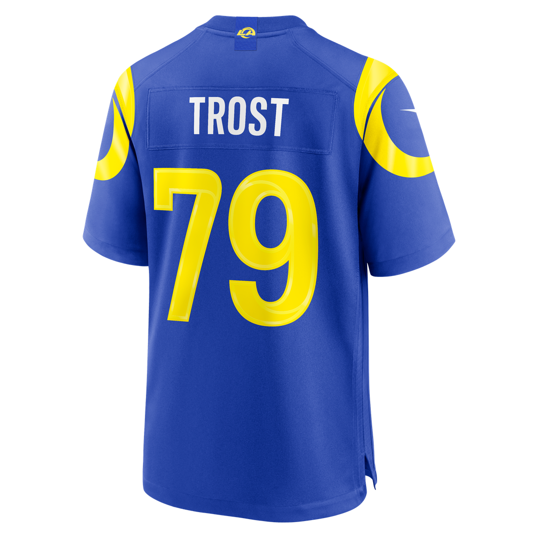 Keagen Trost Los Angeles Rams Nike Royal Team Game Jersey