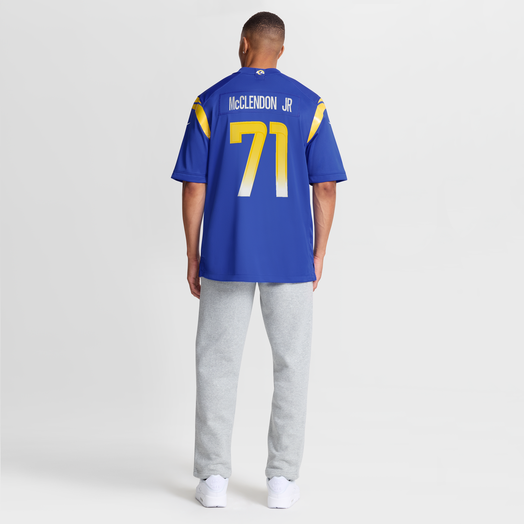 Warren McClendon Jr. Los Angeles Rams Nike Royal Team Game Jersey