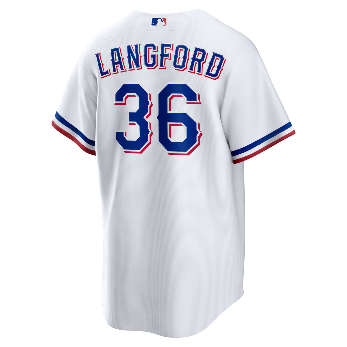 Texas Rangers Wyatt Langford Nike White Home Replica Jersey