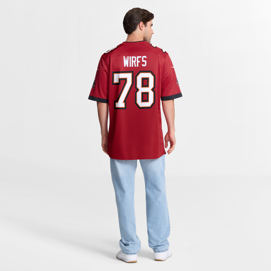 Tristan Wirfs Tampa Bay Buccaneers Nike Orange Alternate Game Jersey