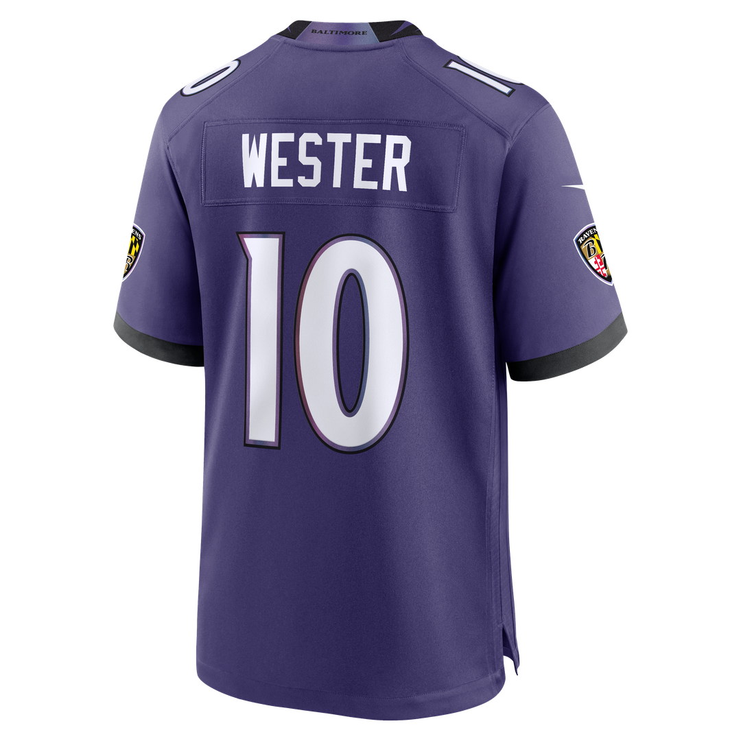 LaJohntay Wester Baltimore Ravens Nike Purple Team Game Jersey