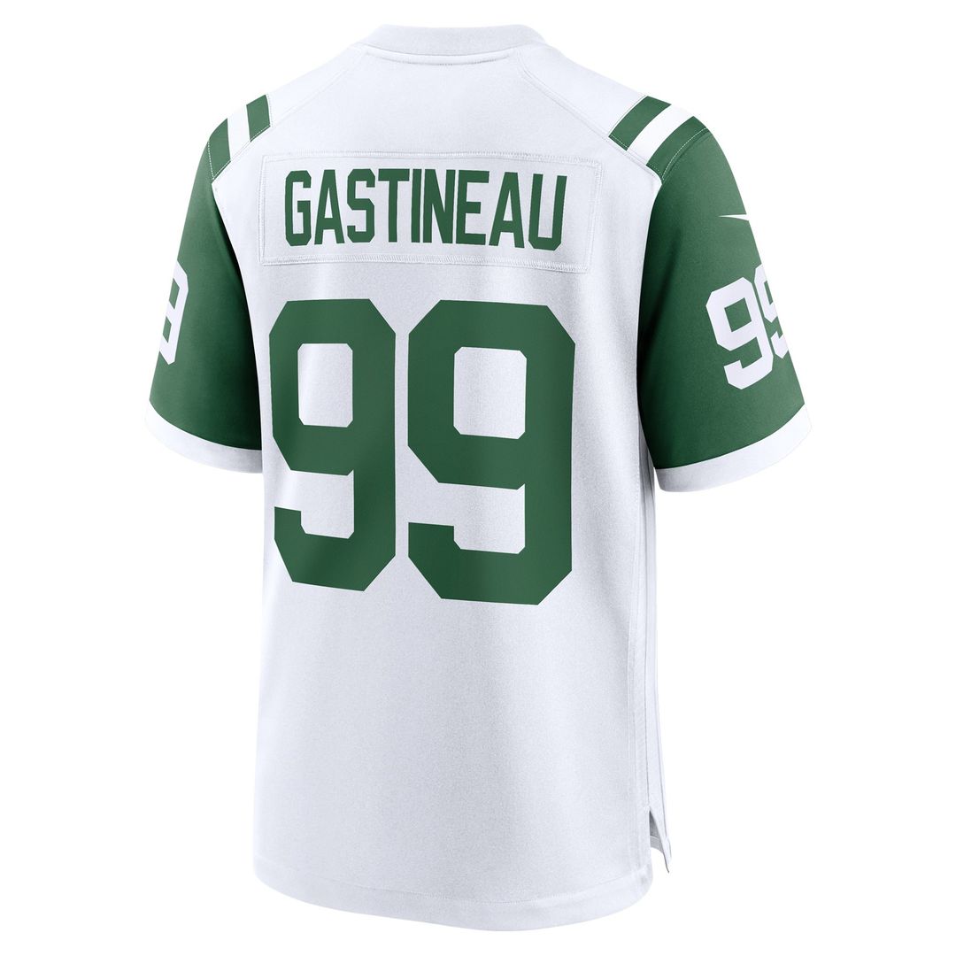 Mark Gastineau New York Jets Nike White Retired Player Alternate Game Jersey