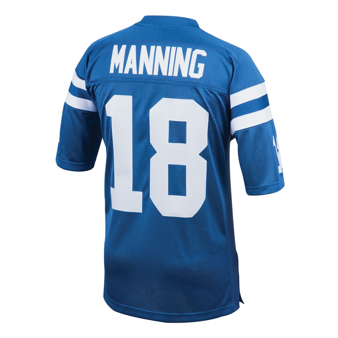 Peyton Manning Indianapolis Colts 1998 Mitchell & Ness Royal Authentic Throwback Retired Player Jersey