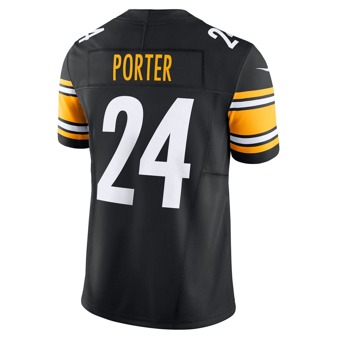 Joey Porter Jr. Pittsburgh Steelers Nike Gold Alternate 1933 Throwback Vapor F.U.S.E. Limited Jersey