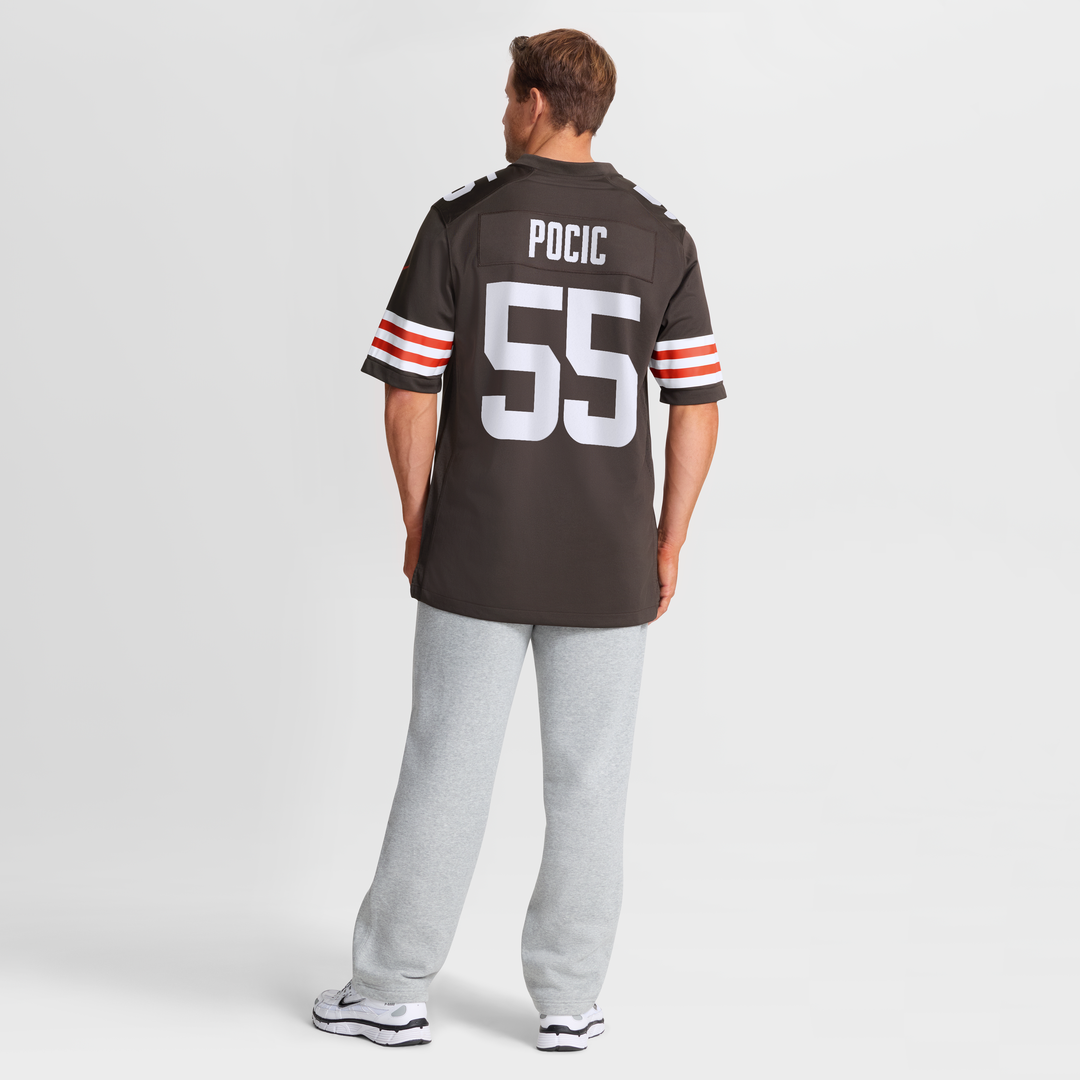 Ethan Pocic Cleveland Browns Nike Brown Game Jersey