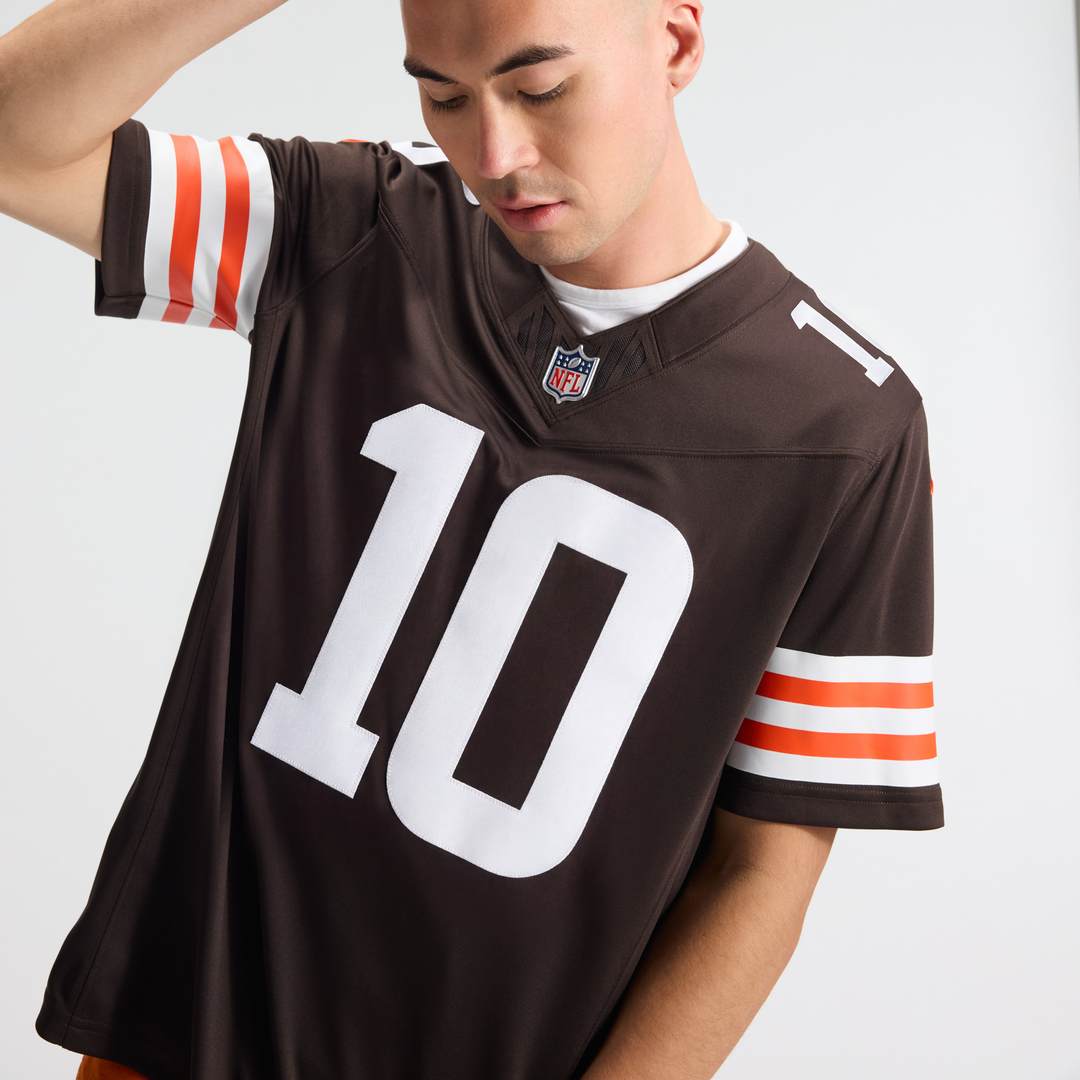 Quinshon Judkins Cleveland Browns Nike Brown Team Vapor F.U.S.E. Stitched Limited Jersey