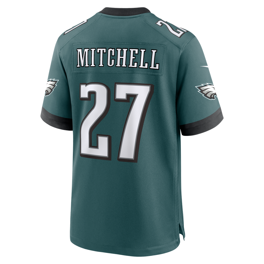 Quinyon Mitchell Philadelphia Eagles Nike Midnight Green Team Game Jersey