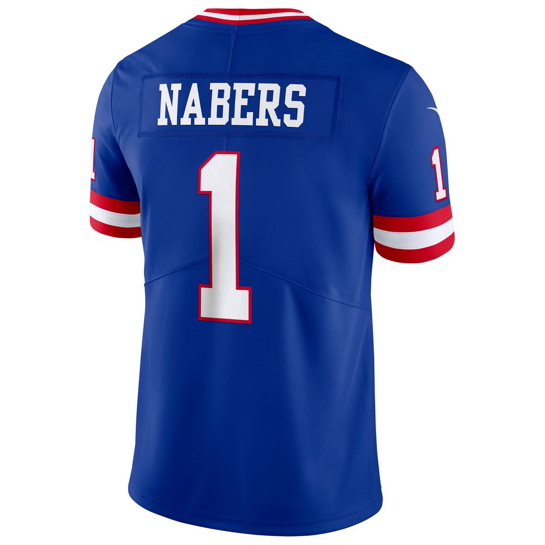 Malik Nabers New York Giants Nike Royal Alternate 2 Legacy Vapor Untouchable Limited Jersey