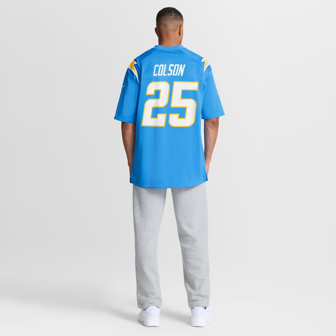 Junior Colson Los Angeles Chargers Nike Powder Blue Team Game Jersey
