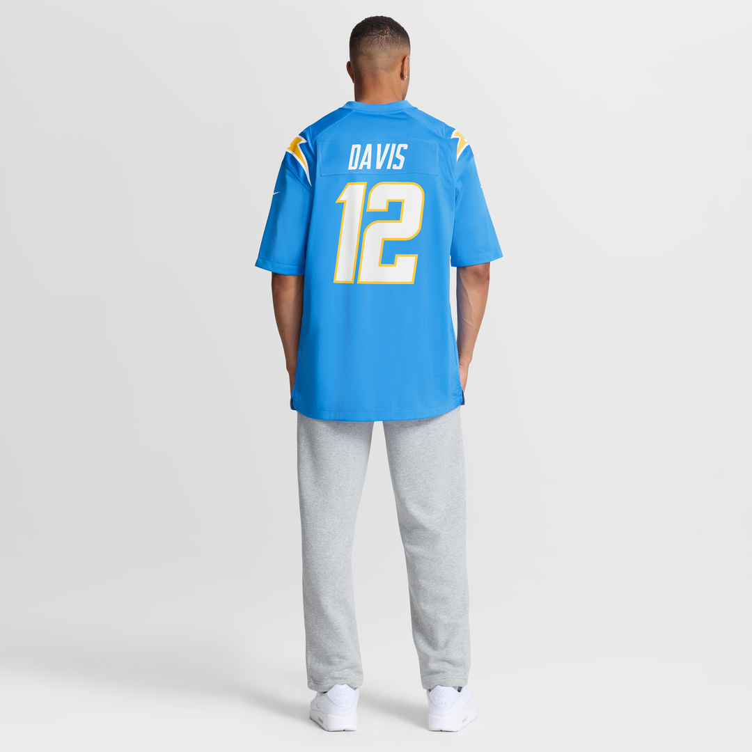 Derius Davis Los Angeles Chargers Nike Powder Blue Team Game Jersey