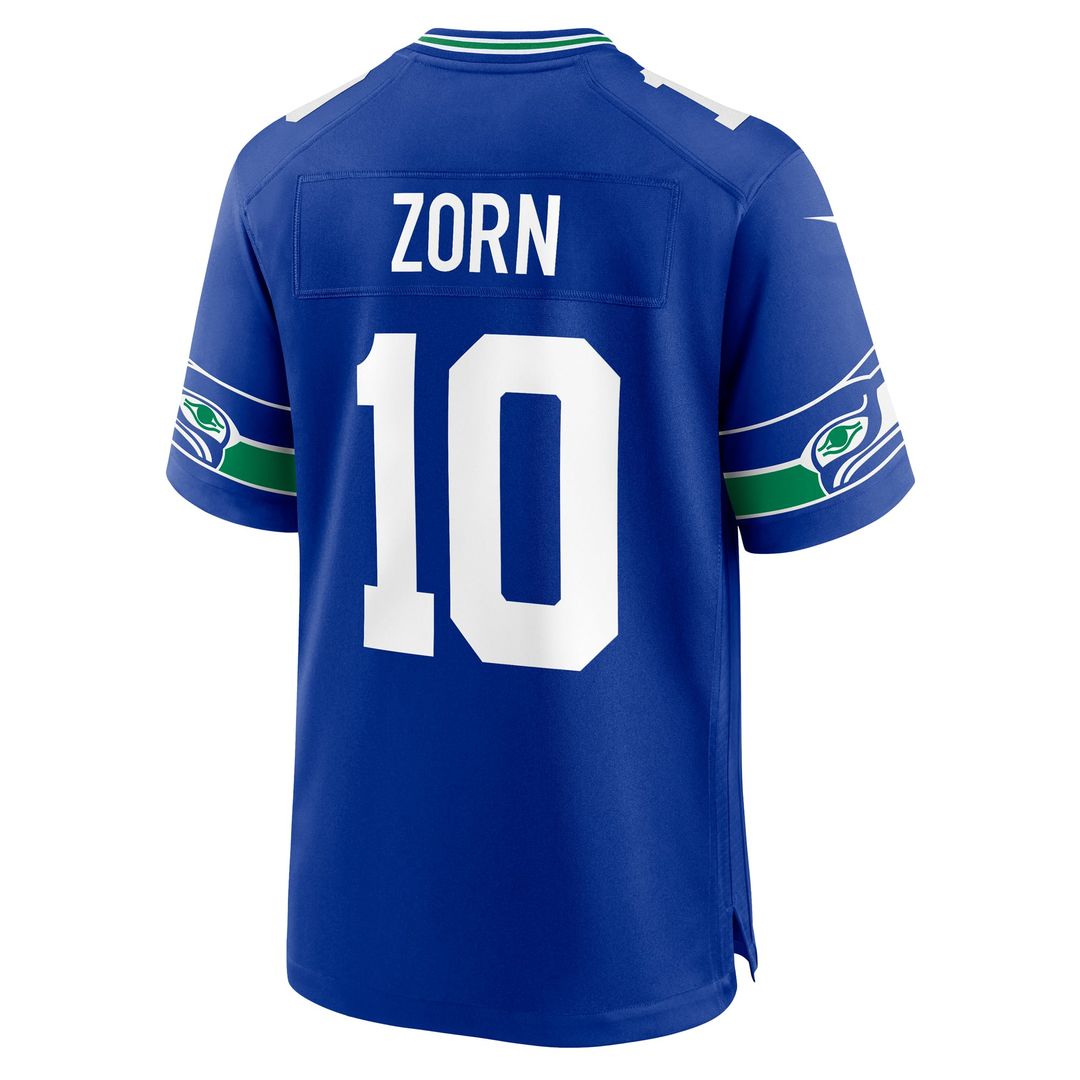Jim Zorn Seattle Seahawks Nike Royal Retired Player Alternate Game Jersey