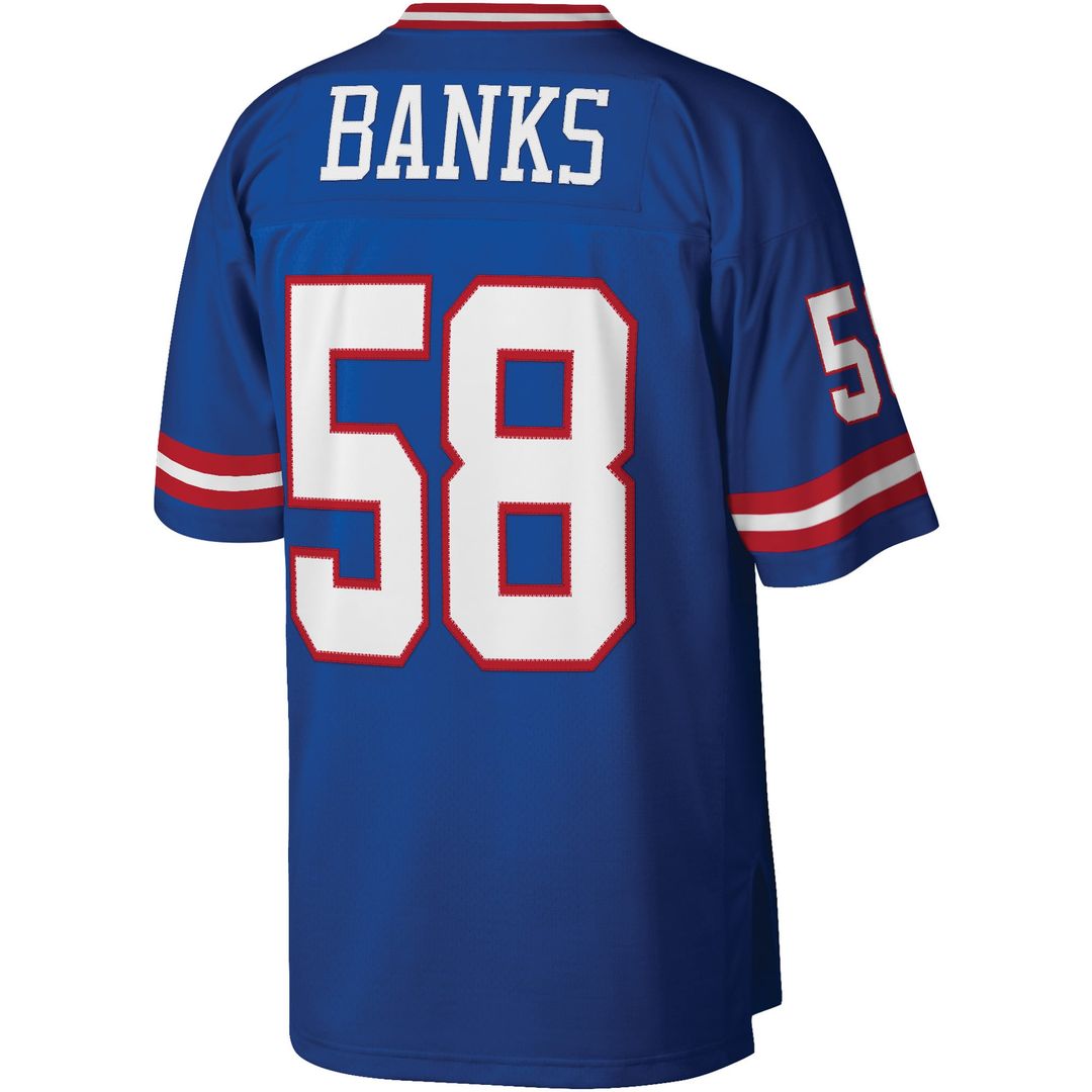 Carl Banks New York Giants Mitchell & Ness Royal Legacy Replica Jersey