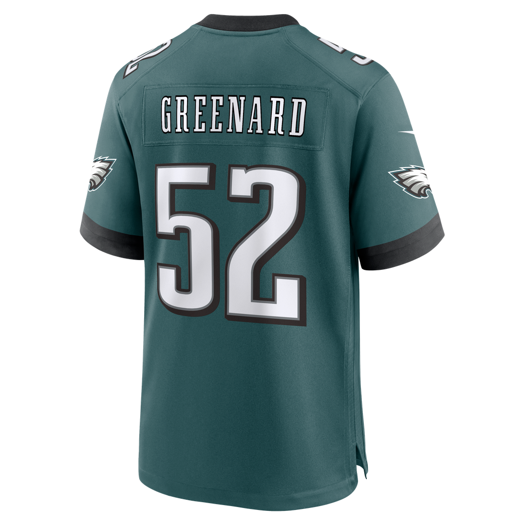Jonathan Greenard Philadelphia Eagles Nike Midnight Green Team Game Jersey