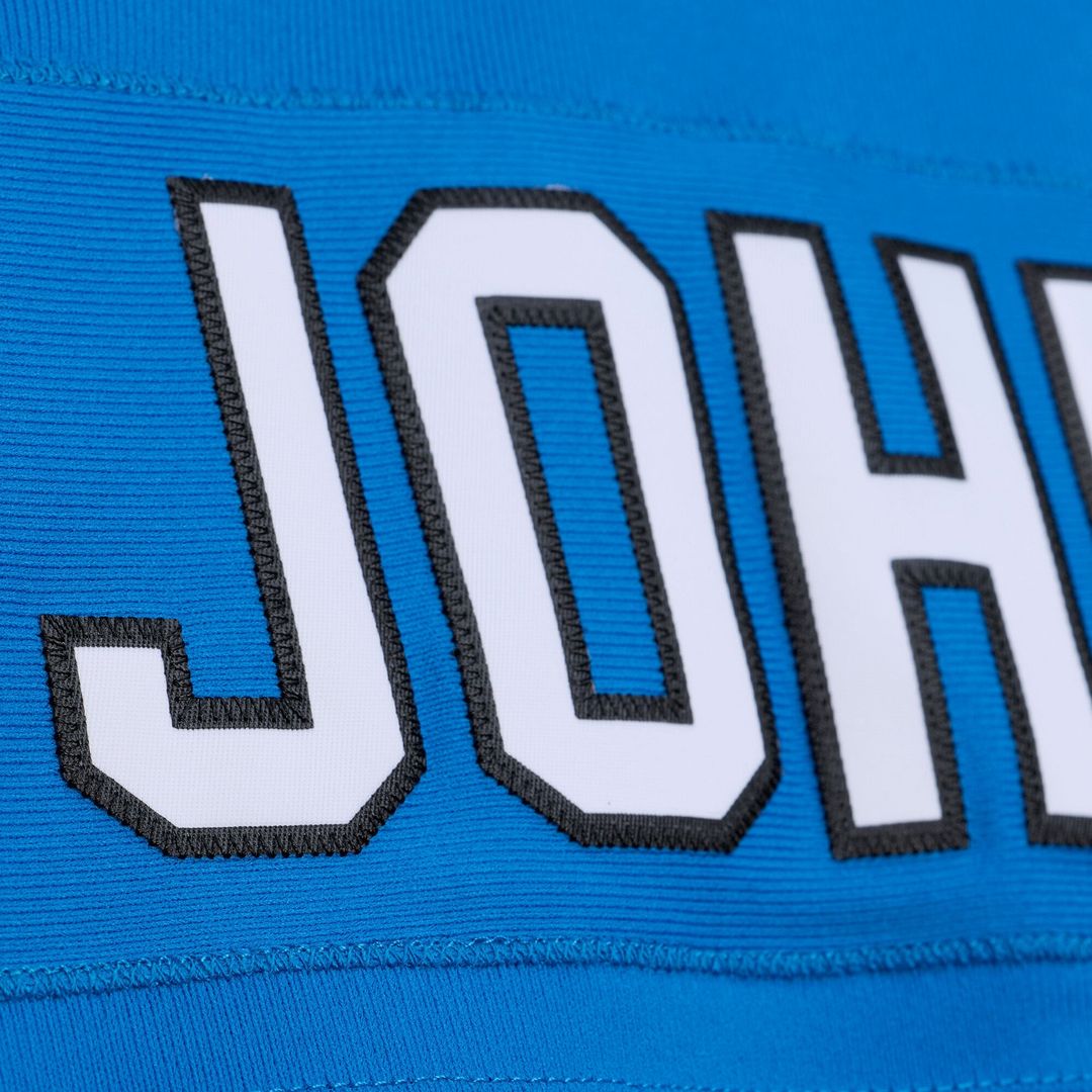 Calvin Johnson Detroit Lions Mitchell & Ness Blue 2007 Legacy Replica Jersey