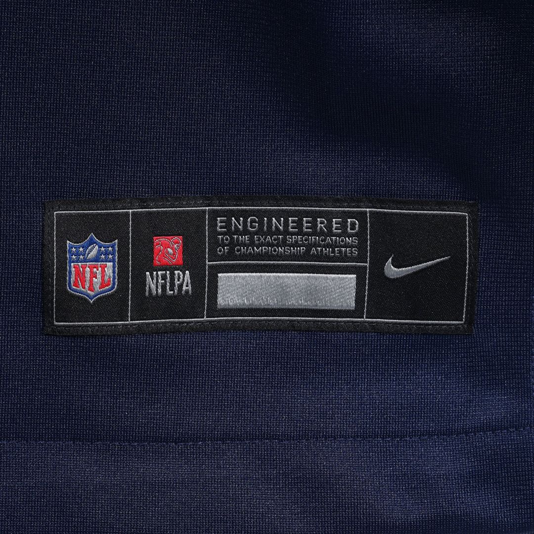 Brenden Schooler New England Patriots Nike Navy Game Player Jersey
