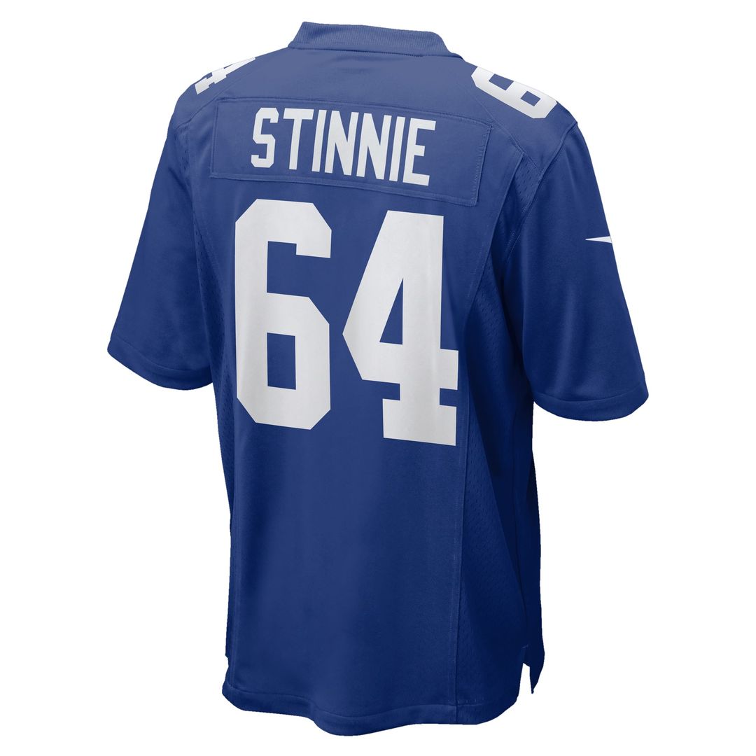 Aaron Stinnie New York Giants Nike Royal Team Game Jersey