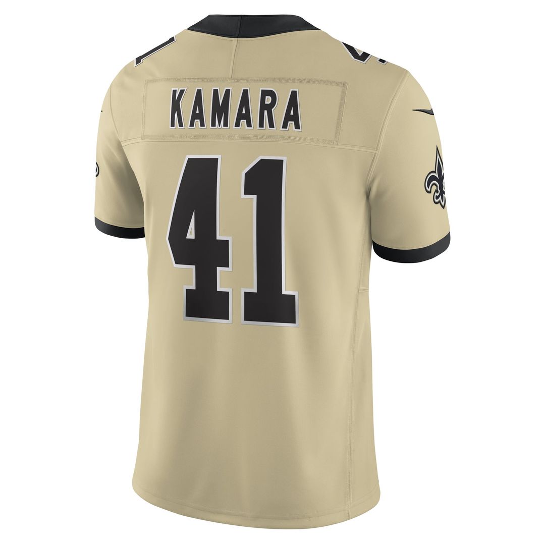 Alvin Kamara New Orleans Saints Nike White Alternate Vapor F.U.S.E. Limited Jersey