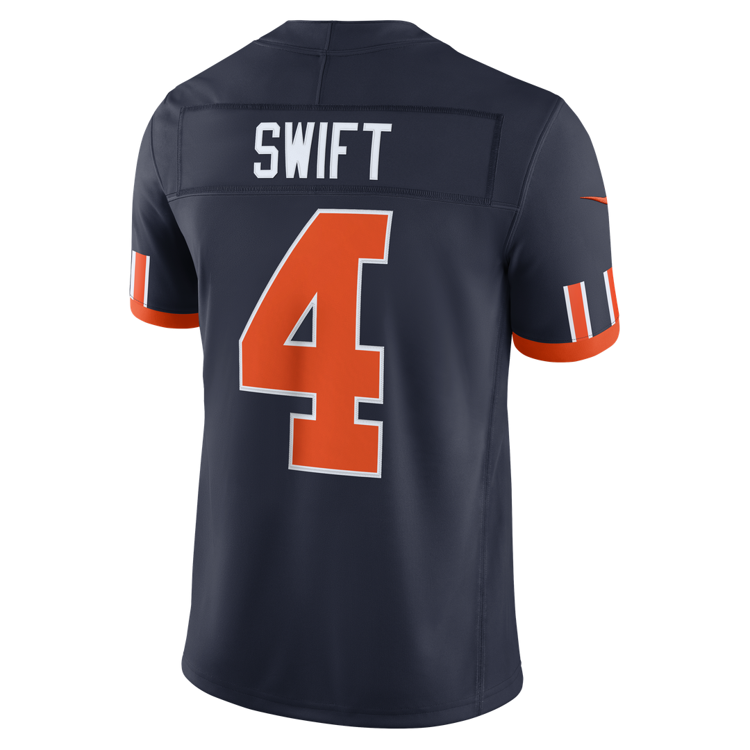 D'Andre Swift Chicago Bears Nike Navy 2026 Rivalries Collection Stitched Limited Jersey