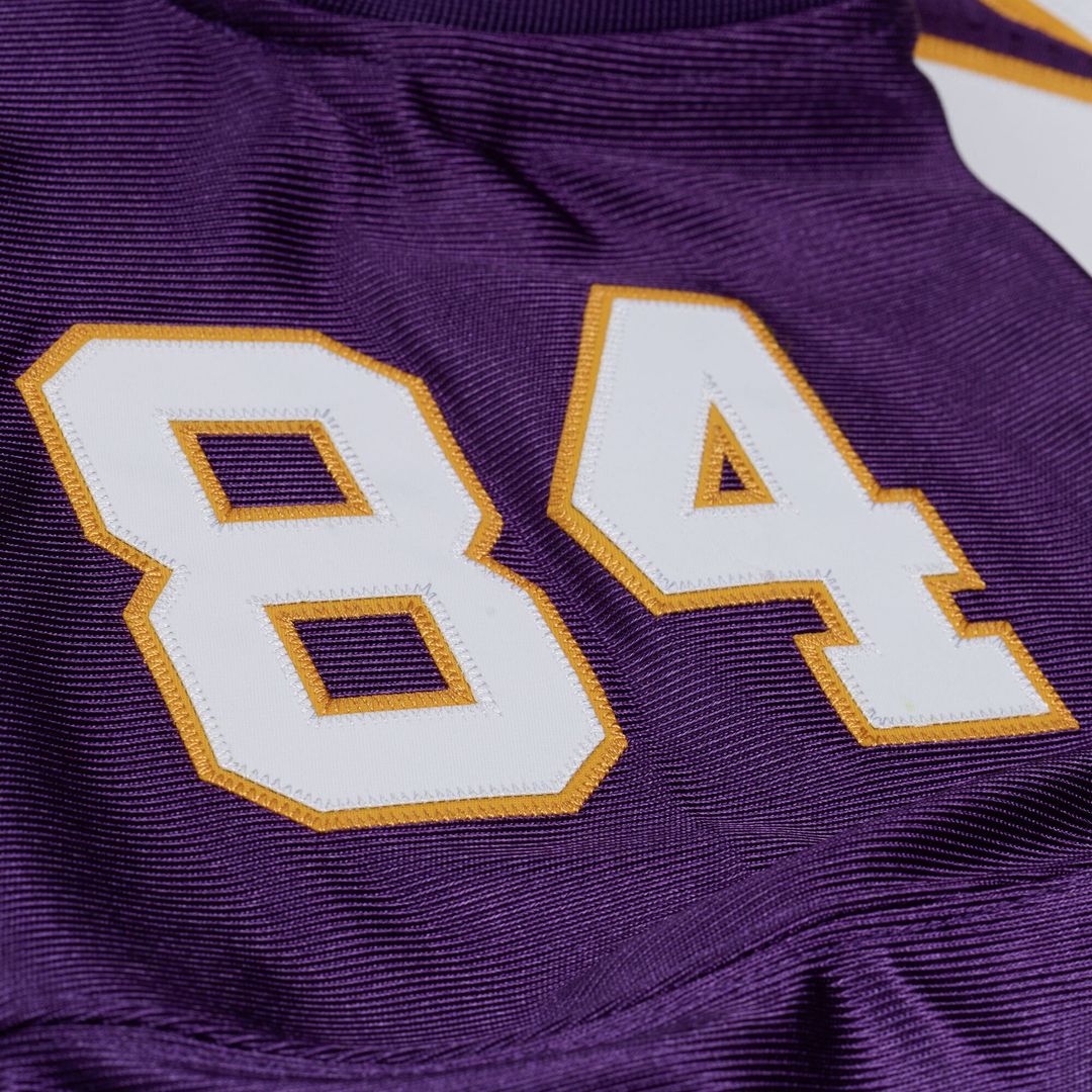 Randy Moss Minnesota Vikings Mitchell & Ness Purple 2001 Authentic Throwback Jersey