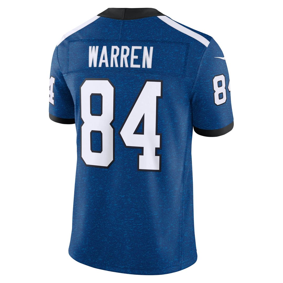 Tyler Warren Indianapolis Colts Nike Royal Alternate Indiana Nights Vapor F.U.S.E. Stitched Limited Jersey