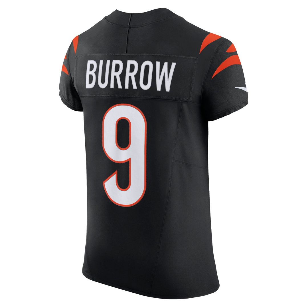 Joe Burrow Cincinnati Bengals Nike Black Team Vapor F.U.S.E. Elite Jersey
