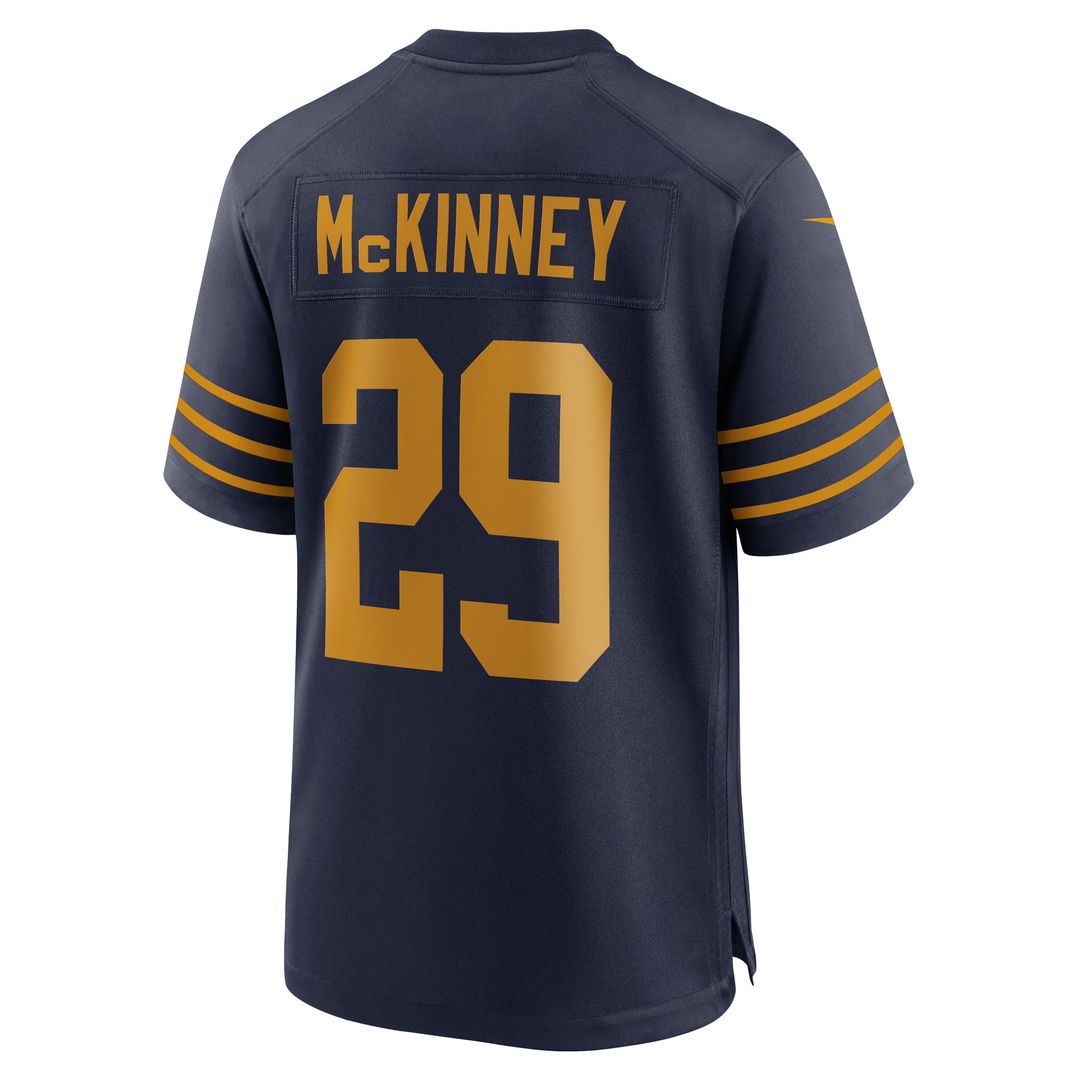 Xavier McKinney Green Bay Packers Nike Green Team Game Jersey
