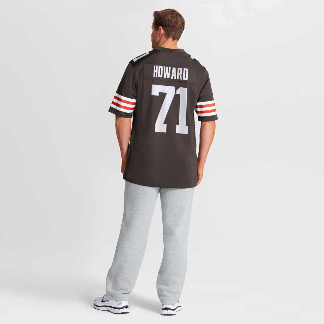 Tytus Howard Cleveland Browns Nike Brown Team Game Jersey