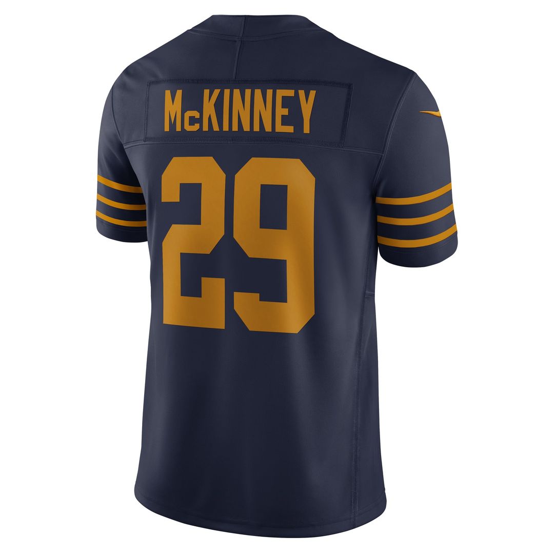Xavier McKinney Green Bay Packers Nike Navy The 1923 Classic Vapor F.U.S.E. Limited Jersey