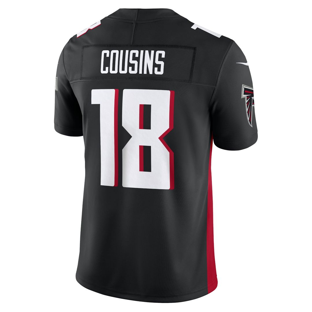Kirk Cousins Atlanta Falcons Nike Black Vapor F.U.S.E. Limited Jersey
