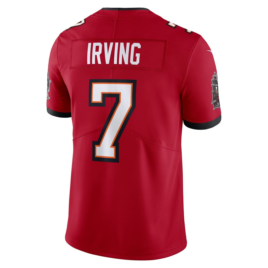 Bucky Irving Tampa Bay Buccaneers Nike Red Vapor Untouchable Stitched Limited Jersey