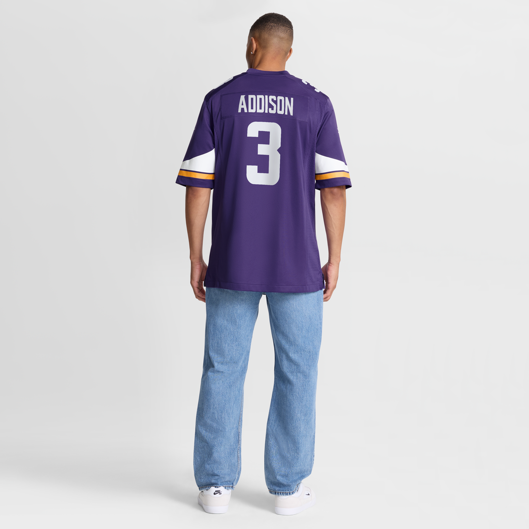 Jordan Addison Minnesota Vikings Nike White Alternate Game Player Jersey