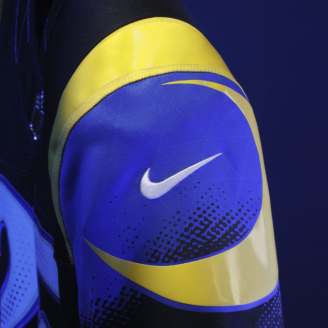 Kyren Williams Los Angeles Rams Nike Dark Blue Rivalries Collection Stitched Limited Jersey