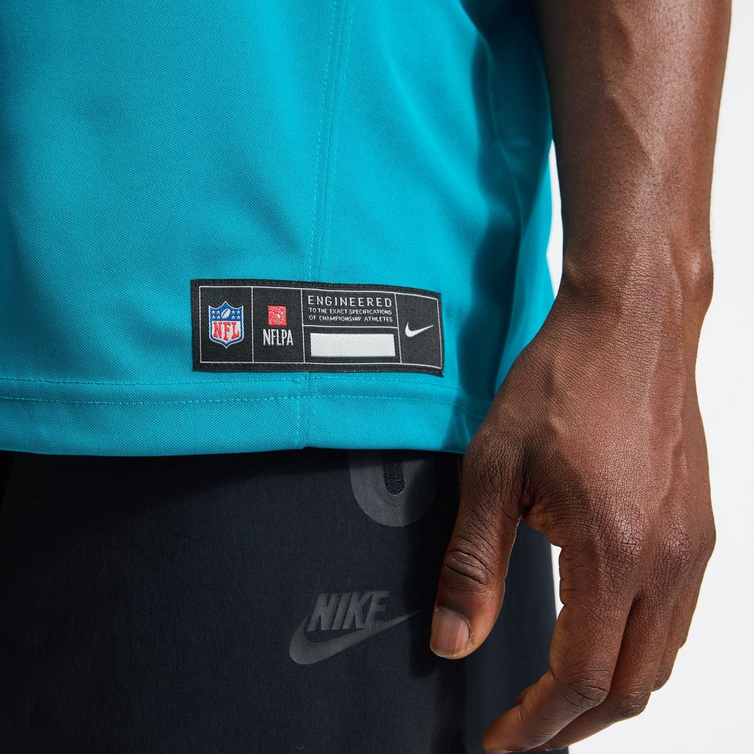 Trevor Lawrence Jacksonville Jaguars Nike Teal Team Vapor F.U.S.E. Stitched Limited Jersey