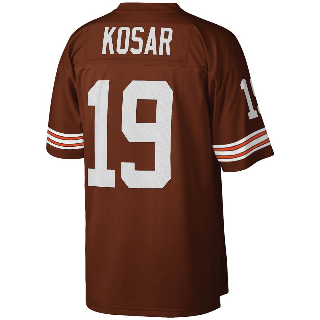 Bernie Kosar Cleveland Browns Mitchell & Ness Brown Legacy Replica Jersey