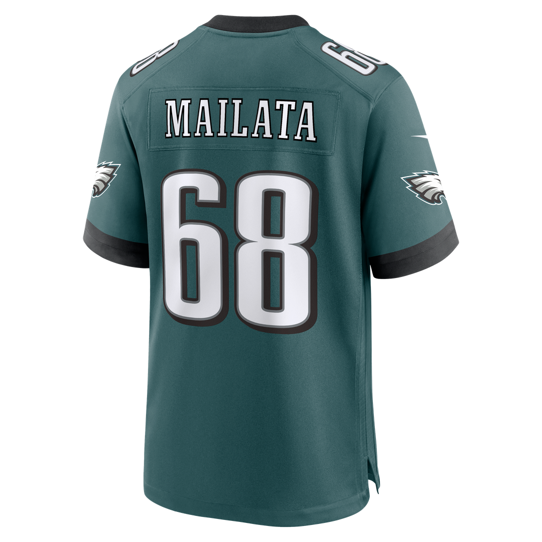 Jordan Mailata Philadelphia Eagles Nike Midnight Green Team Game Jersey