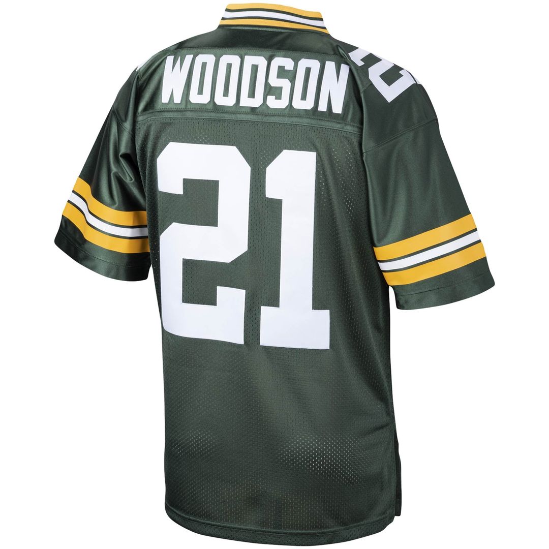 Charles Woodson Green Bay Packers 2010 Mitchell & Ness Green Authentic Throwback Retired Player Jersey