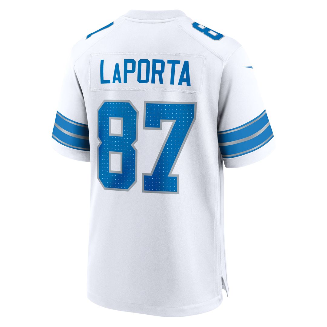 Sam LaPorta Detroit Lions Nike Black 2nd Alternate Game Jersey