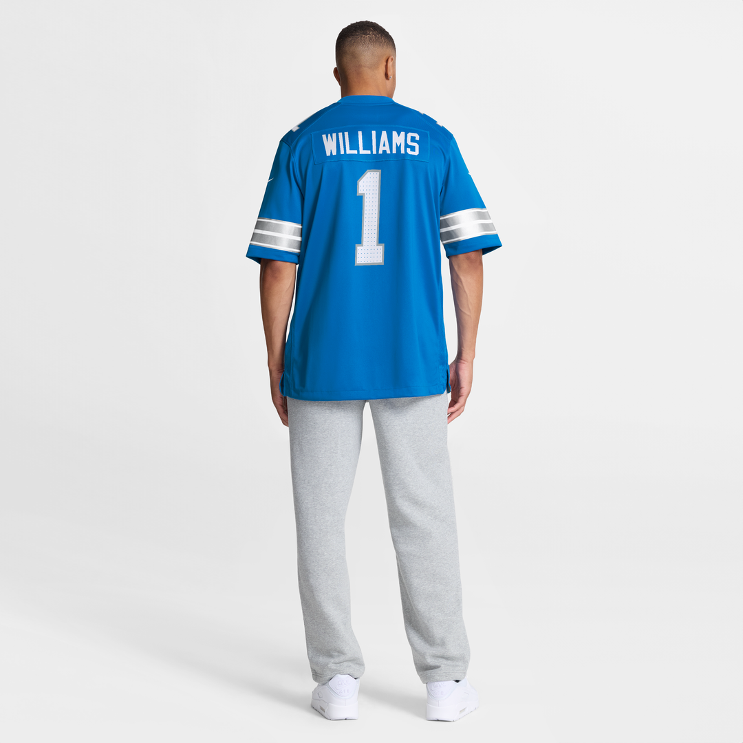 Jameson Williams Detroit Lions Nike Blue Game Player Jersey