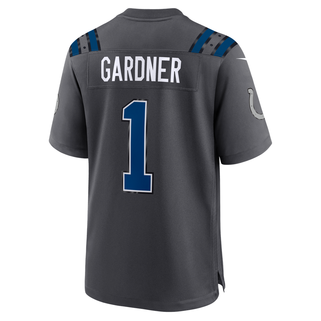 Ahmad Sauce Gardner Indianapolis Colts Nike Anthracite 2026 Rivalries Collection Game Jersey