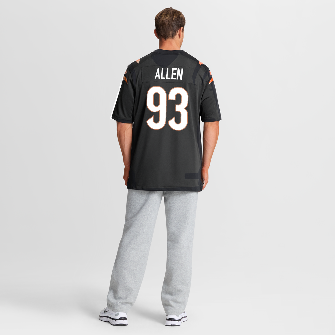 Jonathan Allen Cincinnati Bengals Nike Black Team Game Jersey