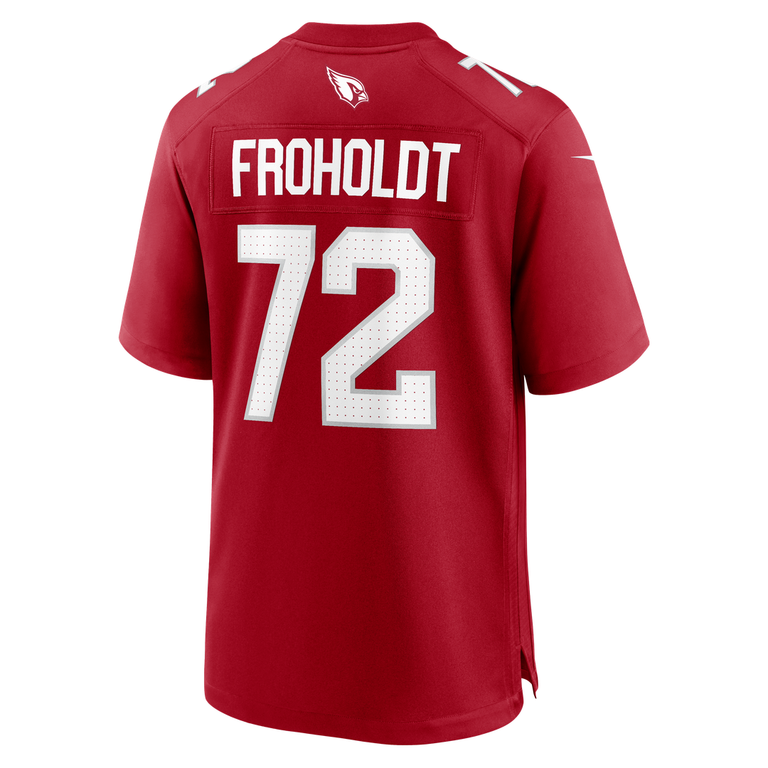 Hjalte Froholdt Arizona Cardinals Nike Cardinal Team Game Jersey